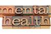 mental health woooden blocks