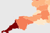 Map ambulance response