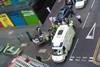 Emergency ambulance attending traffic accident