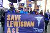 Lewisham protest Unison