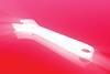 Spanner on a pink background