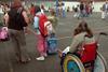 child disabled wheelchair playground