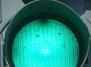 A green traffic light