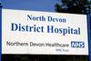 Northern Devon district hospital sign