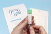 Rectal cancer screening test stock photo