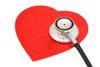 Jigsaw heart and a stethoscope