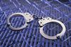 Metal handcuffs police crime illegal conviction sentence criminal