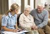 Community nurse health visitor elderly retirement