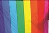 LGBT rainbow flat