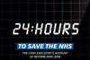 Nigel Crisp's book 24 hours to save the NHS front cover