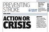 Preventing stroke: action or crisis