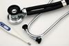 Stethoscope and thermometer