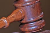 Gavel close up