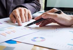 Finance report paperwork management office