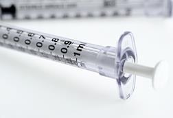 Vaccine syringe