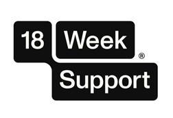 18 week support extra space logo