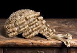 Barrister's wig court lawyer legal