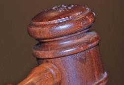 Gavel close up