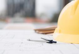 Construction building blueprint plans