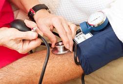 Nurse treating patient