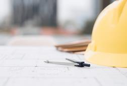 Construction building blueprint plans