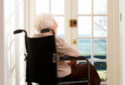 mental health depressed elderly woman wheelchair 3