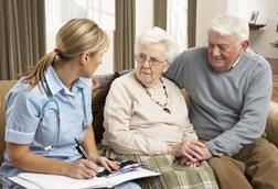 Community nurse health visitor elderly retirement