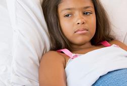 Child in hospital