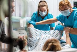 Midwives and mother