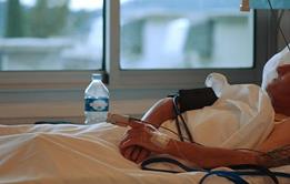 patient alone hospital bed compassion pulse oximetry