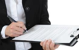 Commissioning support woman clipboard