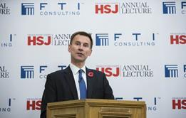 Jeremy Hunt HSJ lecture 2015
