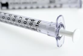 Vaccine syringe
