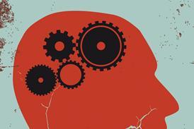 Illustration of a brain with cogs