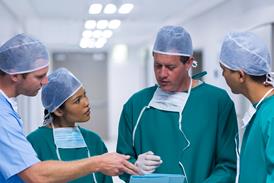 Doctors surgeons medical team