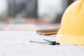 Construction building blueprint plans