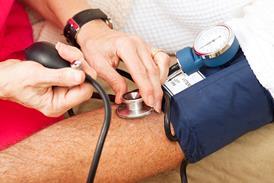 Nurse treating patient
