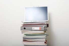 computer and paper reports