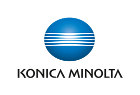 Konica Minolta Logo vertical transparency