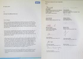 NHSE letter