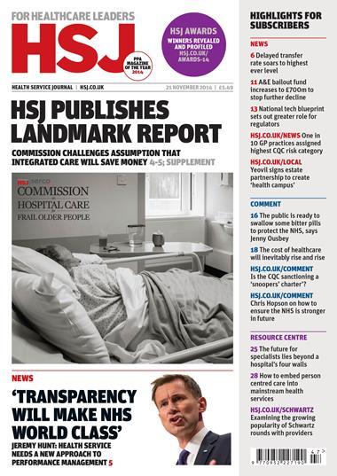 Health Service Journal 21 November 2014