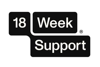 18 week support extra space logo