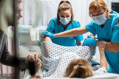 Midwives and mother