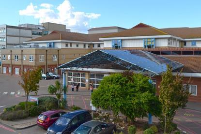 Worthing Hospital Entrance