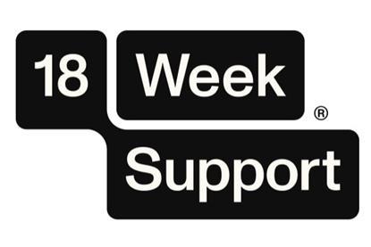 18 week support extra space logo