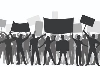 industrial action strike placard protest