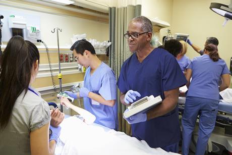 A&E accident and emergency
