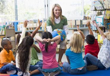 community services woman volunteer youth club children class