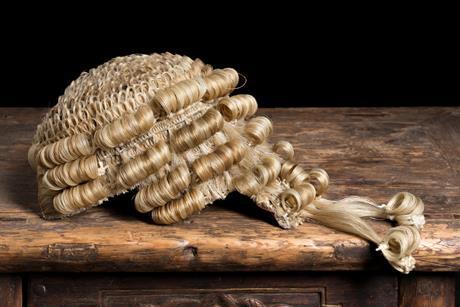 Barrister's wig court lawyer legal