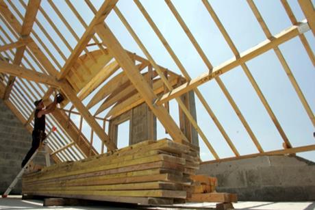 Building site roof